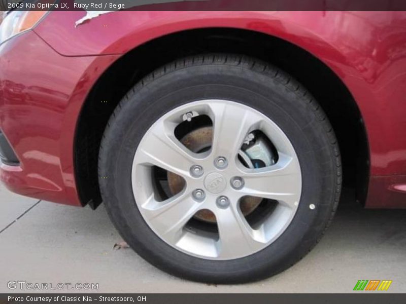 Ruby Red / Beige 2009 Kia Optima LX