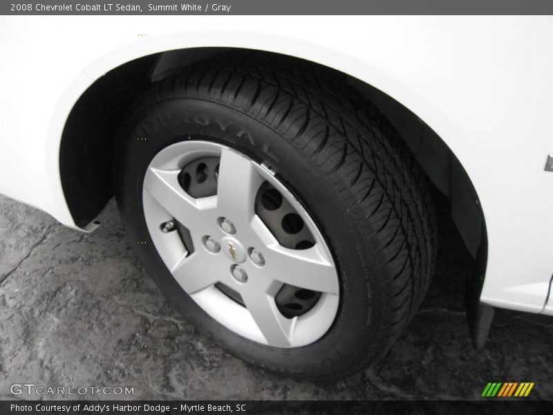 Summit White / Gray 2008 Chevrolet Cobalt LT Sedan
