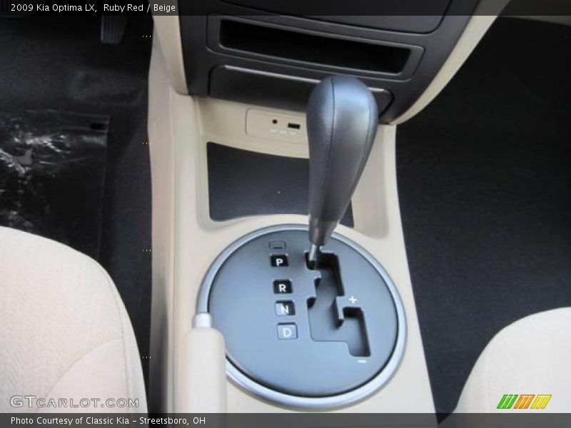 Ruby Red / Beige 2009 Kia Optima LX