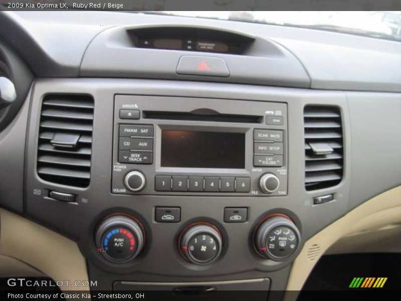 Ruby Red / Beige 2009 Kia Optima LX