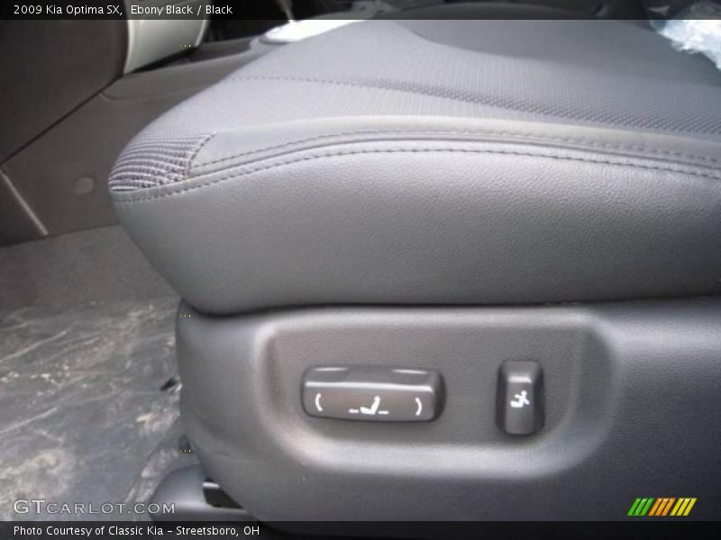Ebony Black / Black 2009 Kia Optima SX
