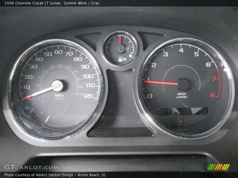 Summit White / Gray 2008 Chevrolet Cobalt LT Sedan