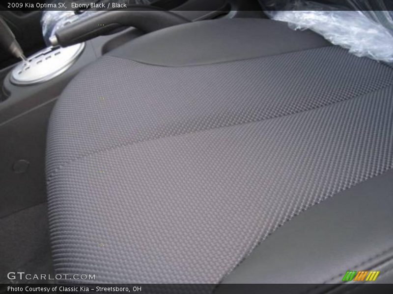 Ebony Black / Black 2009 Kia Optima SX