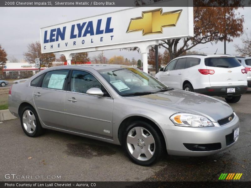 Silverstone Metallic / Ebony Black 2008 Chevrolet Impala SS
