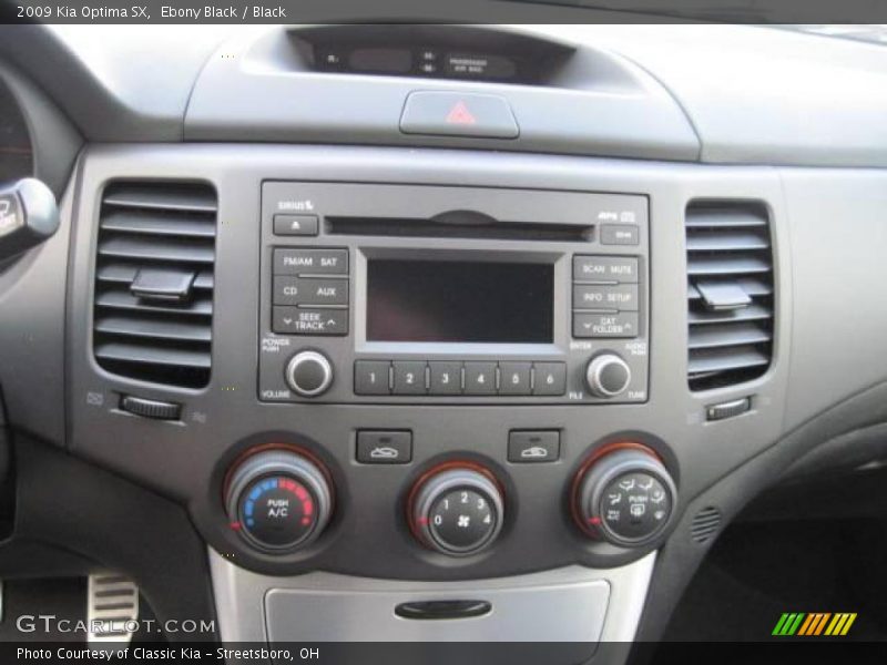 Ebony Black / Black 2009 Kia Optima SX