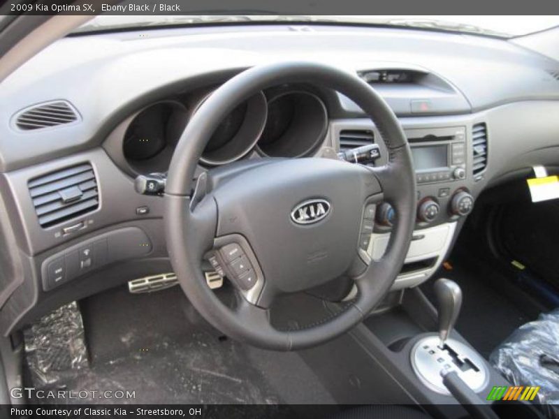 Ebony Black / Black 2009 Kia Optima SX