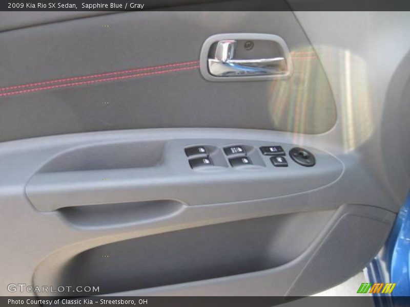 Sapphire Blue / Gray 2009 Kia Rio SX Sedan