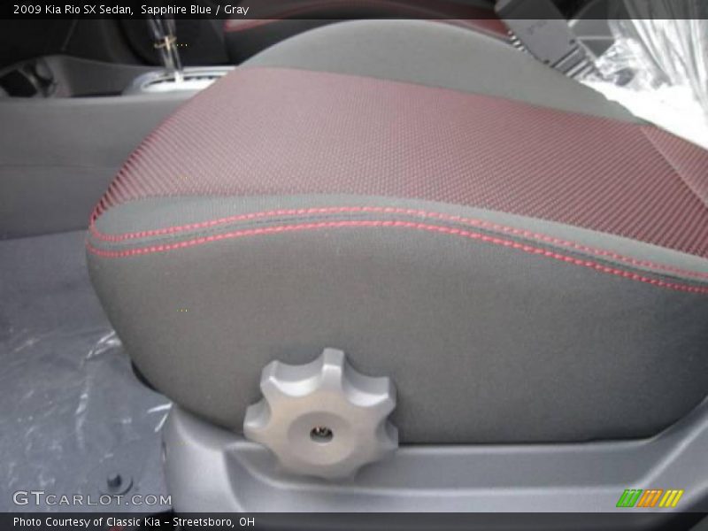 Sapphire Blue / Gray 2009 Kia Rio SX Sedan