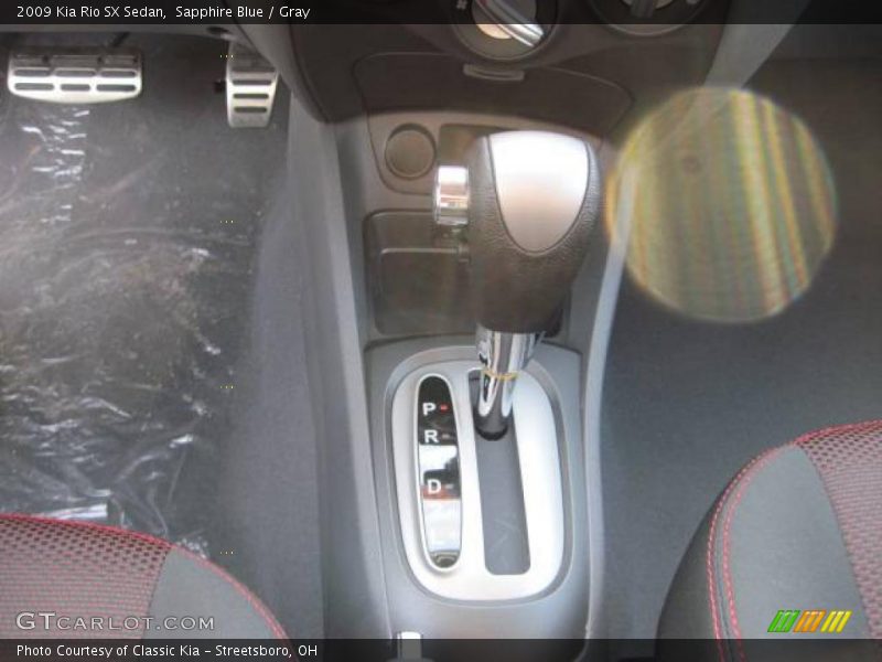 Sapphire Blue / Gray 2009 Kia Rio SX Sedan