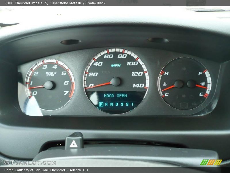 Silverstone Metallic / Ebony Black 2008 Chevrolet Impala SS
