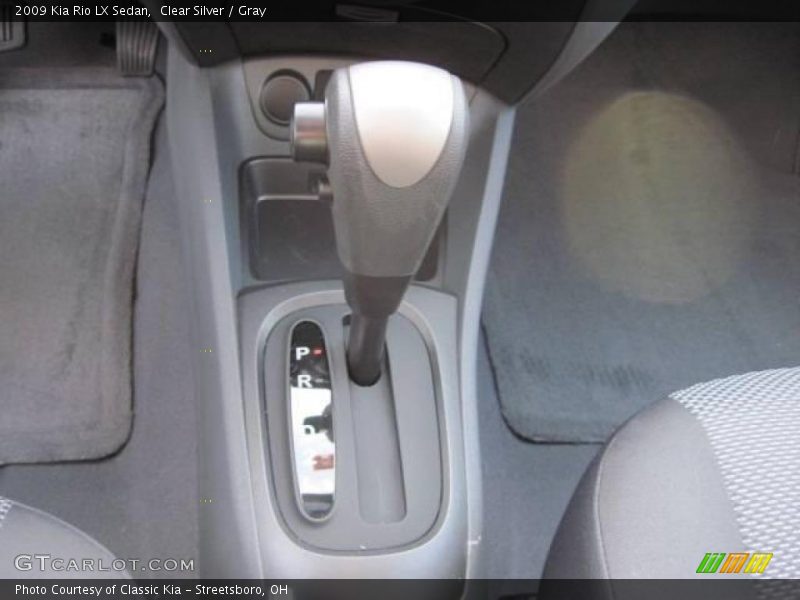 Clear Silver / Gray 2009 Kia Rio LX Sedan