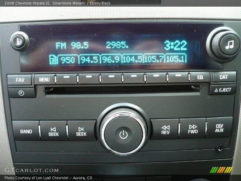 Silverstone Metallic / Ebony Black 2008 Chevrolet Impala SS