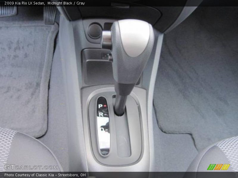 Midnight Black / Gray 2009 Kia Rio LX Sedan