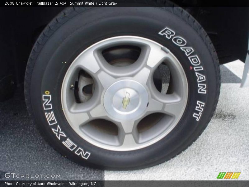 Summit White / Light Gray 2008 Chevrolet TrailBlazer LS 4x4