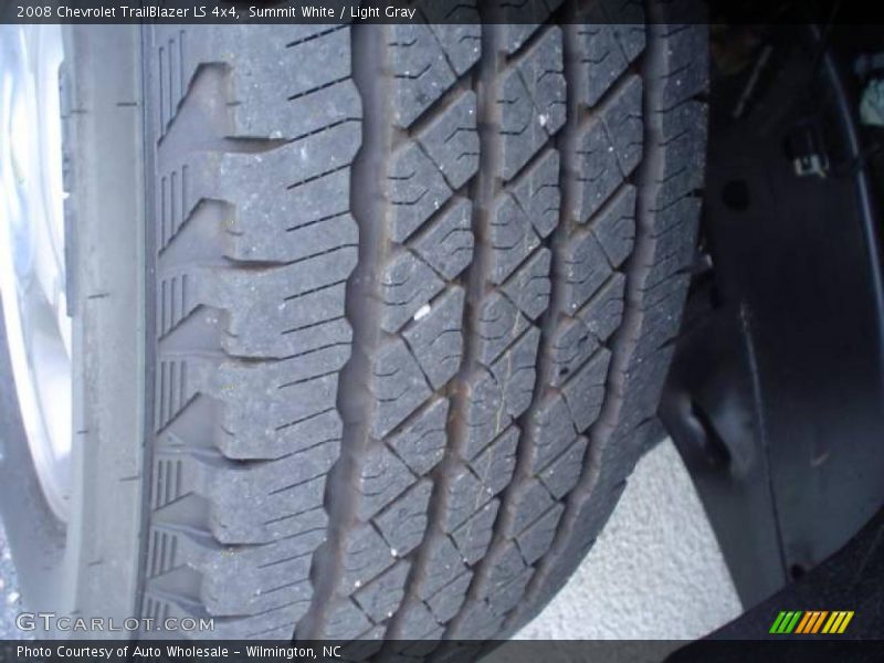 Summit White / Light Gray 2008 Chevrolet TrailBlazer LS 4x4