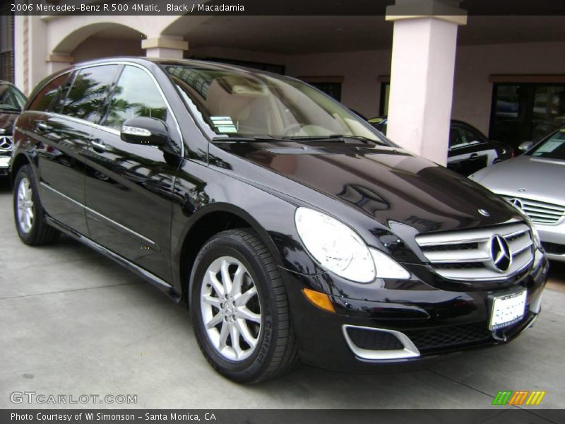 Black / Macadamia 2006 Mercedes-Benz R 500 4Matic