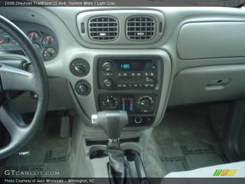 Summit White / Light Gray 2008 Chevrolet TrailBlazer LS 4x4