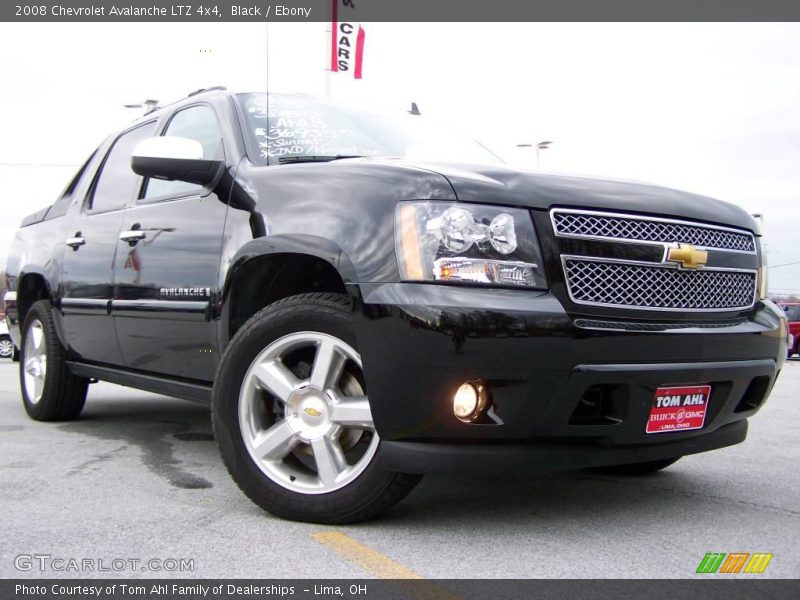 Black / Ebony 2008 Chevrolet Avalanche LTZ 4x4