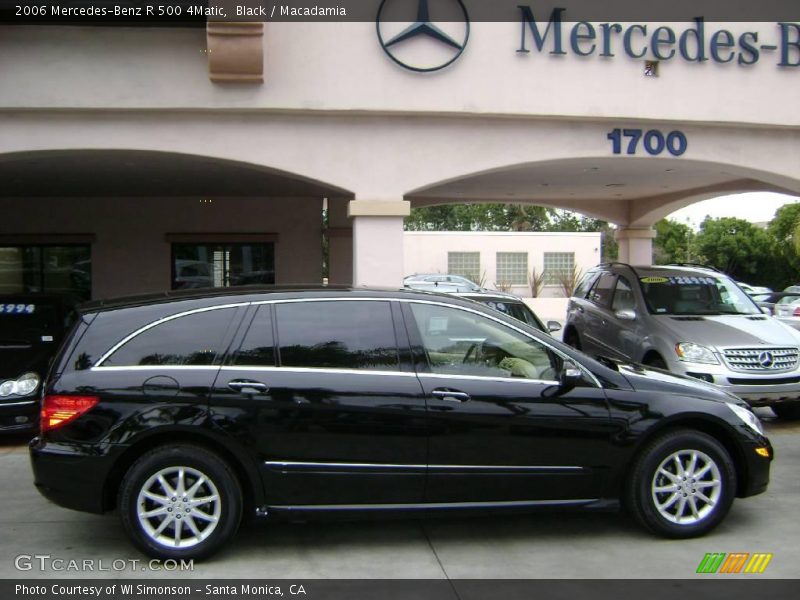 Black / Macadamia 2006 Mercedes-Benz R 500 4Matic