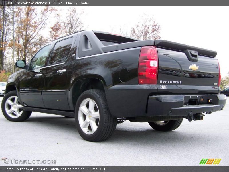 Black / Ebony 2008 Chevrolet Avalanche LTZ 4x4