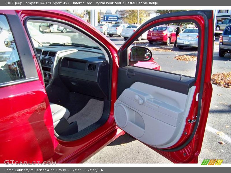 Inferno Red Crystal Pearlcoat / Pastel Pebble Beige 2007 Jeep Compass RALLYE Sport 4x4