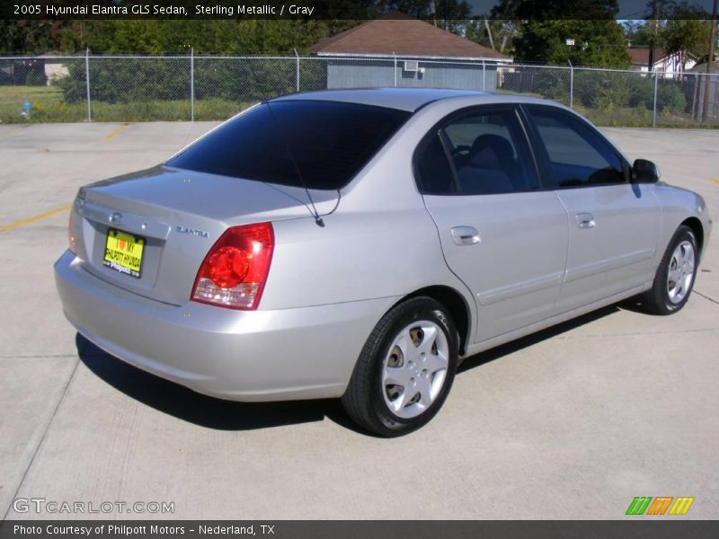 Sterling Metallic / Gray 2005 Hyundai Elantra GLS Sedan