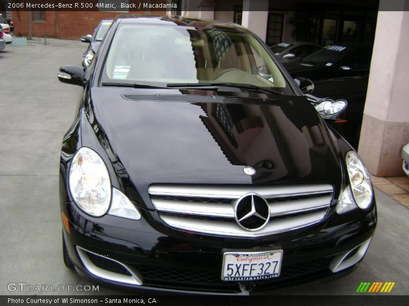 Black / Macadamia 2006 Mercedes-Benz R 500 4Matic