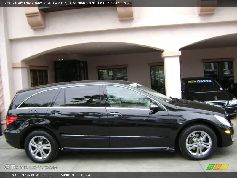 Obsidian Black Metallic / Ash Grey 2006 Mercedes-Benz R 500 4Matic