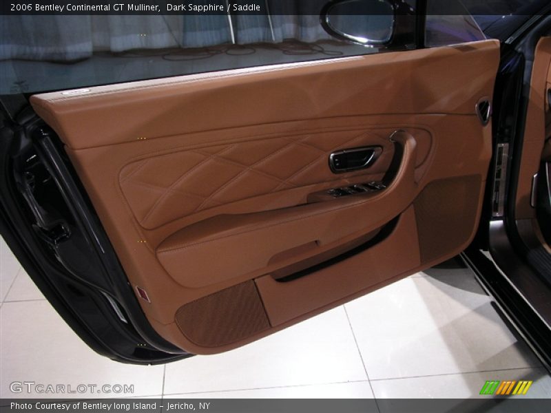 Dark Sapphire / Saddle 2006 Bentley Continental GT Mulliner