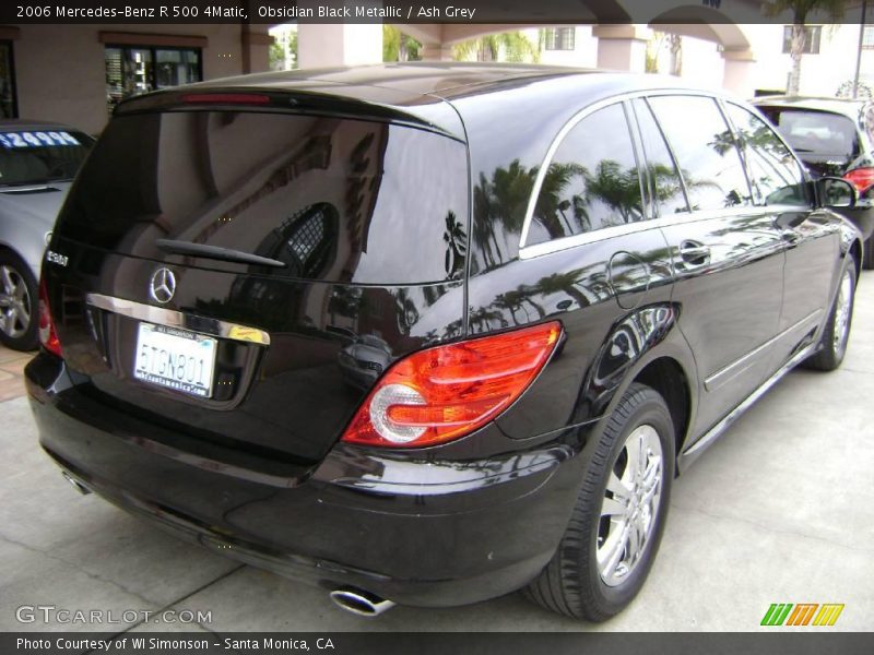 Obsidian Black Metallic / Ash Grey 2006 Mercedes-Benz R 500 4Matic