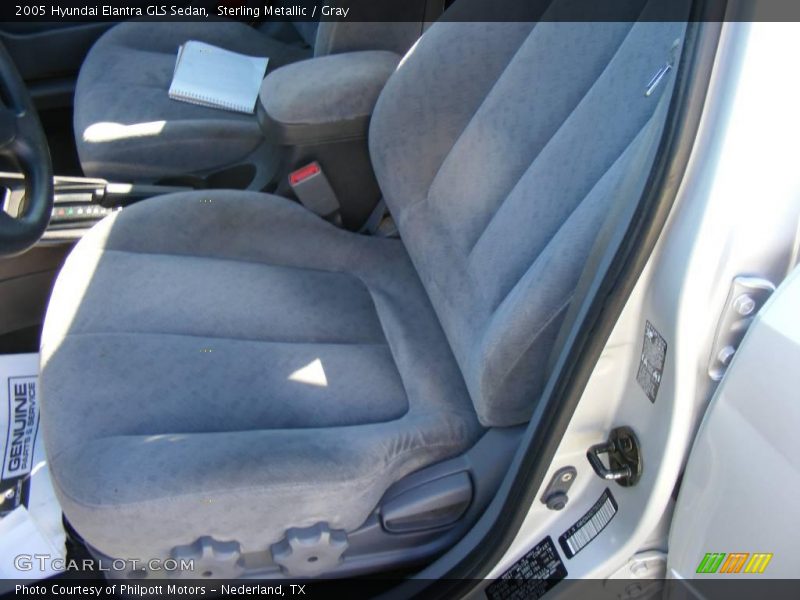 Sterling Metallic / Gray 2005 Hyundai Elantra GLS Sedan