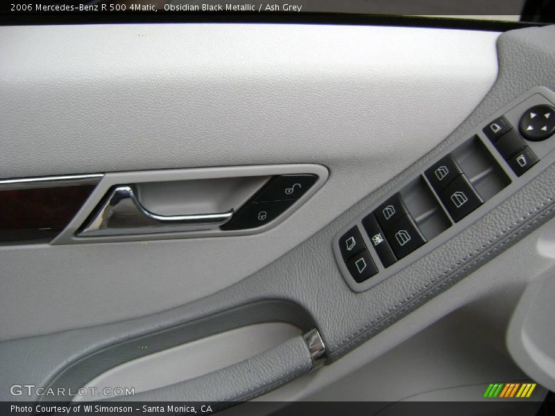 Obsidian Black Metallic / Ash Grey 2006 Mercedes-Benz R 500 4Matic