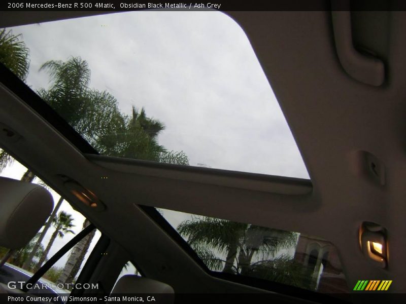Obsidian Black Metallic / Ash Grey 2006 Mercedes-Benz R 500 4Matic