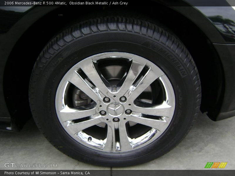 Obsidian Black Metallic / Ash Grey 2006 Mercedes-Benz R 500 4Matic