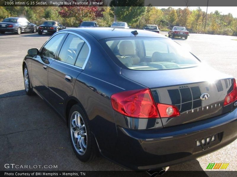Twilight Blue Pearlcoat / Wheat 2006 Infiniti G 35 Sedan