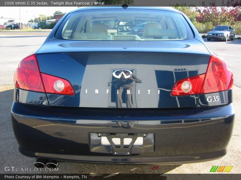 Twilight Blue Pearlcoat / Wheat 2006 Infiniti G 35 Sedan