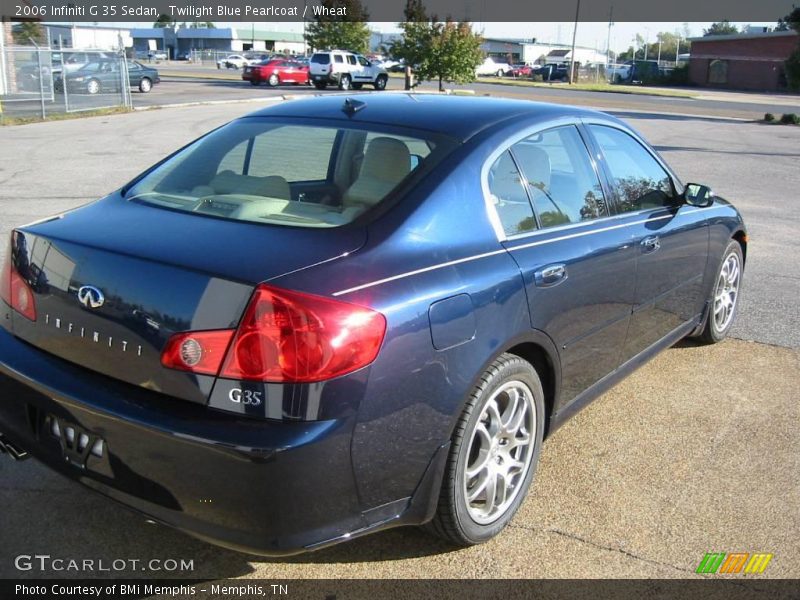 Twilight Blue Pearlcoat / Wheat 2006 Infiniti G 35 Sedan