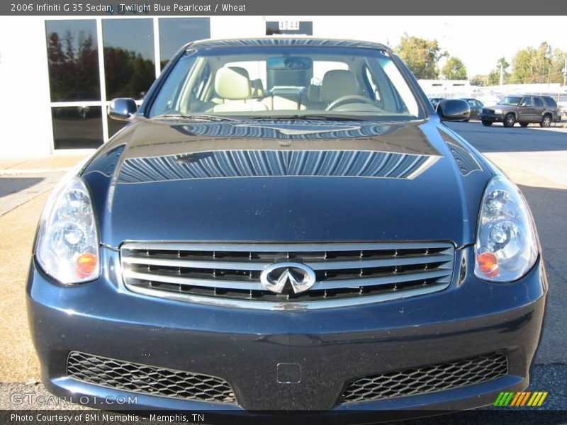 Twilight Blue Pearlcoat / Wheat 2006 Infiniti G 35 Sedan