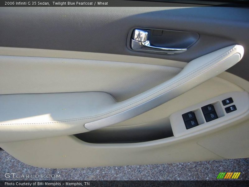 Twilight Blue Pearlcoat / Wheat 2006 Infiniti G 35 Sedan