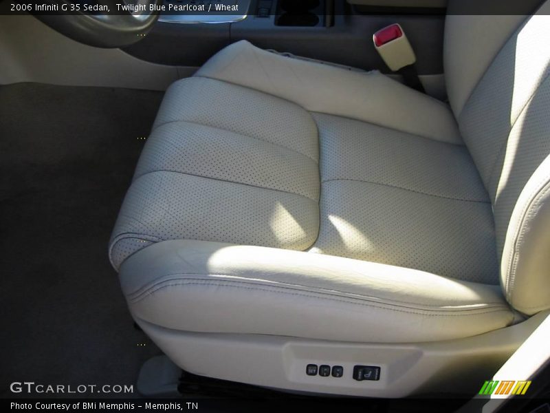 Twilight Blue Pearlcoat / Wheat 2006 Infiniti G 35 Sedan