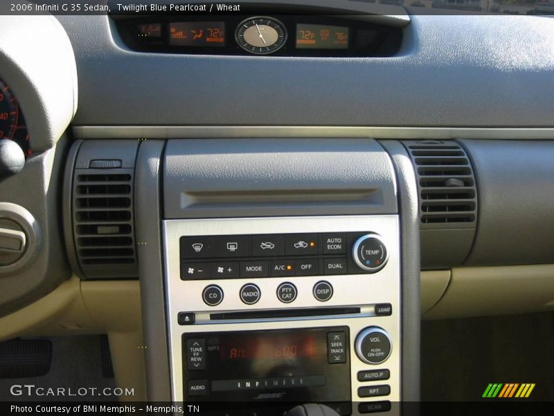 Twilight Blue Pearlcoat / Wheat 2006 Infiniti G 35 Sedan