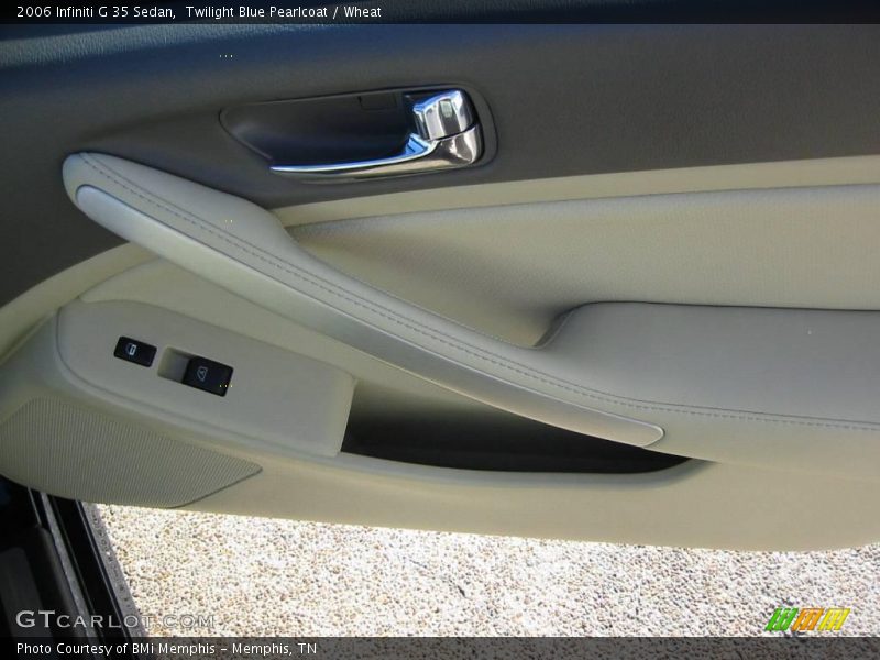 Twilight Blue Pearlcoat / Wheat 2006 Infiniti G 35 Sedan
