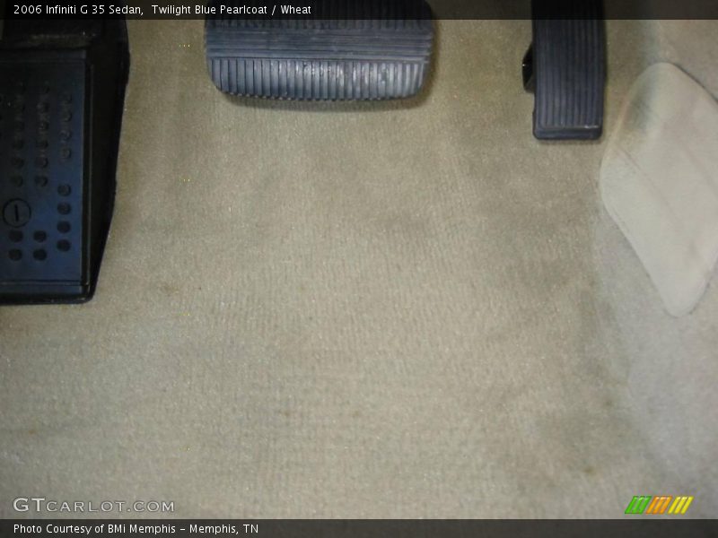 Twilight Blue Pearlcoat / Wheat 2006 Infiniti G 35 Sedan