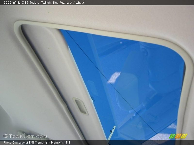 Twilight Blue Pearlcoat / Wheat 2006 Infiniti G 35 Sedan