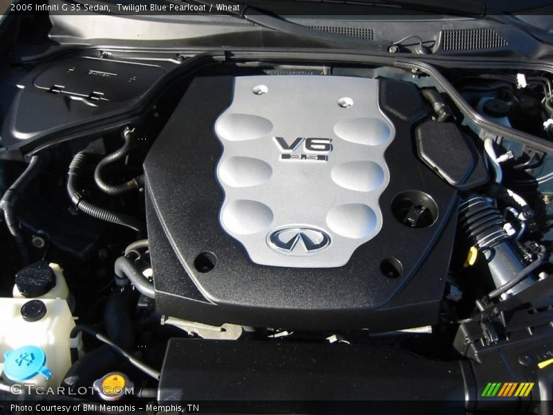 Twilight Blue Pearlcoat / Wheat 2006 Infiniti G 35 Sedan
