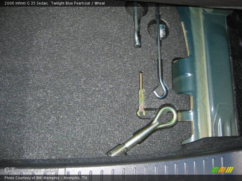 Twilight Blue Pearlcoat / Wheat 2006 Infiniti G 35 Sedan