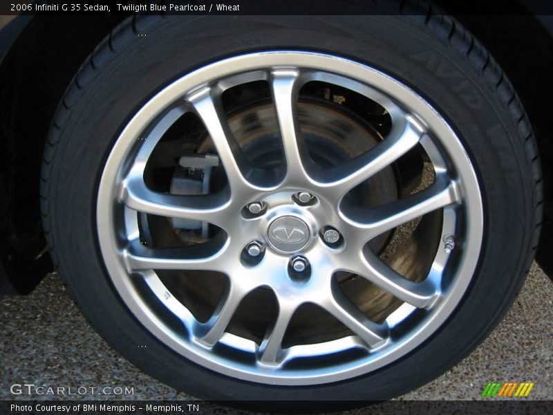 Twilight Blue Pearlcoat / Wheat 2006 Infiniti G 35 Sedan