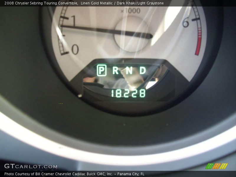 Linen Gold Metallic / Dark Khaki/Light Graystone 2008 Chrysler Sebring Touring Convertible
