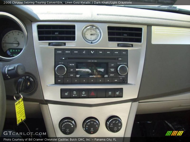 Linen Gold Metallic / Dark Khaki/Light Graystone 2008 Chrysler Sebring Touring Convertible