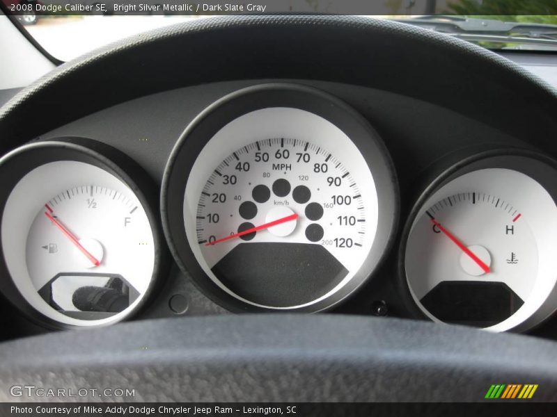 Bright Silver Metallic / Dark Slate Gray 2008 Dodge Caliber SE